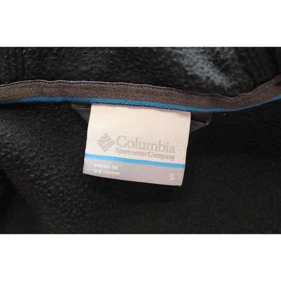 Columbia men's full zip hooded hybrid‎ fleece jacket S - Picture 6 of 14